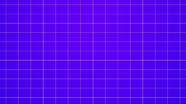 Blue graph paper motion video background. Animated grid lines moving from top to bottom background video in 4k