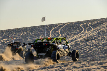 off road vehicle used for desert safari trip in doha qatar
