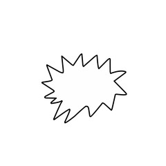 comic explosion bubble