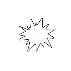 comic explosion bubble