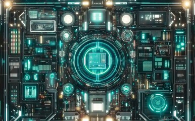 Fototapeta premium computer circuit board