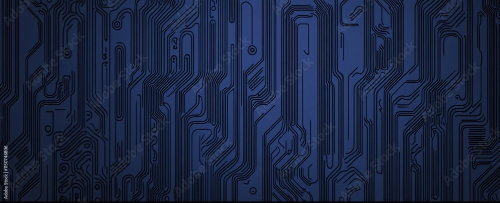 Poster abstract circuit layout computer technology business setting