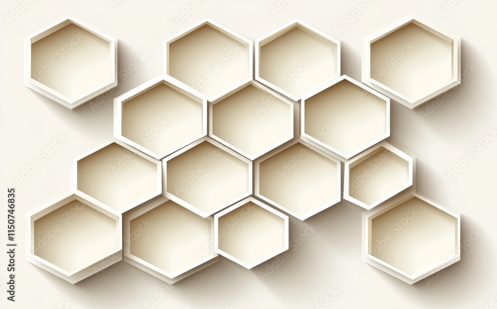 Aufkleber digital high-tech imagery with abstract geometric elements as the backdrop, offering space for text.