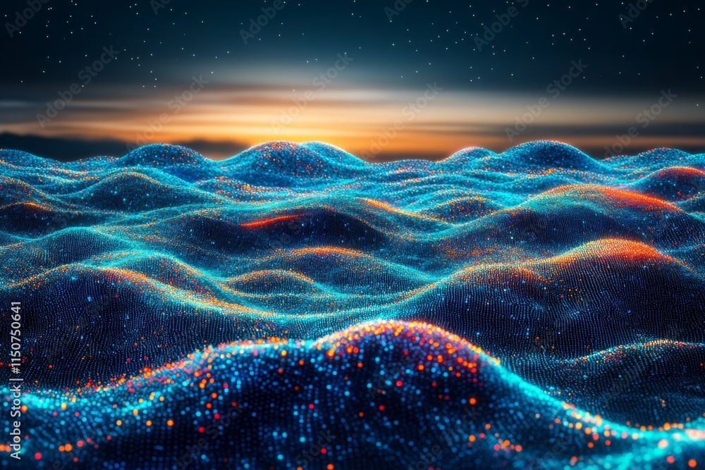 Poster background with space