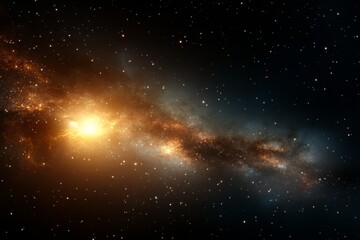 Exploring the beauty of a distant galaxy filled with vibrant colors and cosmic details in deep space