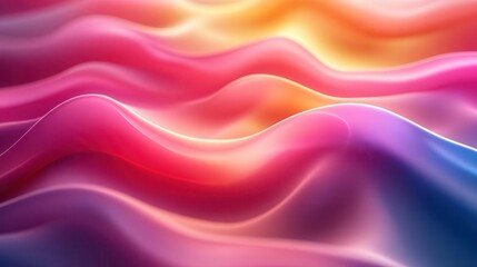 Colorful gradient with vibrant lighting, sleek design, soft glow