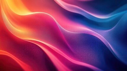 Obraz premium Colorful gradient with vibrant lighting, sleek design, soft glow