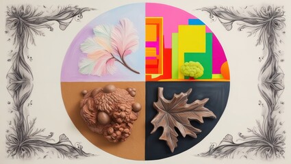 cross in the shape of heart