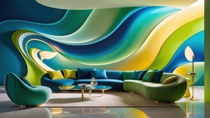 sofa in the room