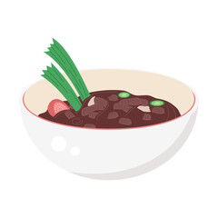 Delicious Indonesian Beef Tongseng: A Flavorful Vector Design