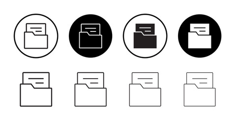 File icon Flat art in black and white isolated