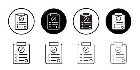 Result icon Flat art in black and white isolated