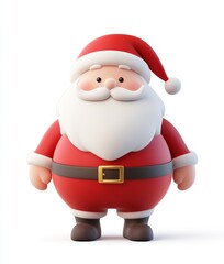 Obraz premium santa claus with a bag