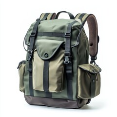 Naklejka premium Stylish and Versatile Backpack for Outdoor Adventures and Travel