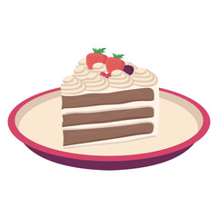 Bee Sting Cake and Apfelstrudel: Stunning Vector Illustrations