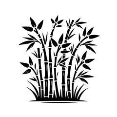 Bamboo Forest Silhouette 