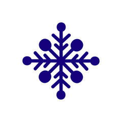 Snowflake clip art design on plain white transparent isolated background for card, shirt, hoodie, sweatshirt, apparel, card, tag, mug, icon, poster or badge