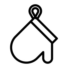 glove Line Icon