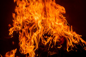 Flame of fire. Fire background. Fire flame texture. Blaze flames background for banner. Burning...