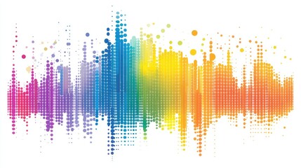 a transparent heat map chart clipart, data density visualization element, modern style, vibrant hues, isolated on white background 