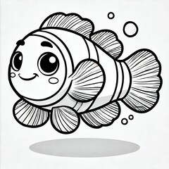clownfish image used for coloring