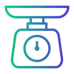 scale Line Gradient Icon