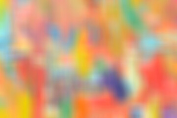 Colors of happiness, fun, bright, cheerful, exhilarating. Abstract blurred colorful background.