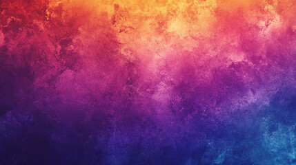 Obraz premium Vibrant Abstract Watercolor Texture Sunset Hues of Orange, Pink, Purple, and Blue