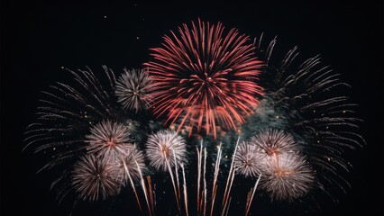 Fireworks background wallpaper festive holiday