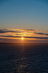 Beautiful photo of the sea waves - Sunset