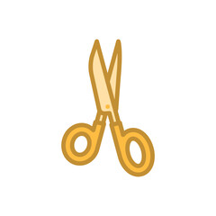 scissor icon vector design template elegant style