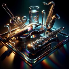 Fototapeta premium the art of music 60