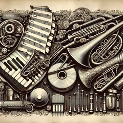 Obraz premium the art of music 48