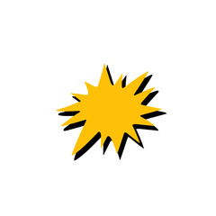 comic exploison vector 