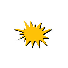 comic exploison vector 