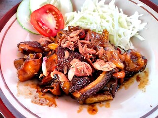 lamb with rice and vegetables 