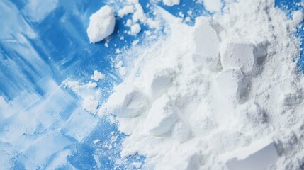 Fototapeta premium Powder Blue And White Texture Abstract Background