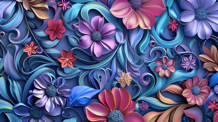 background with flowers