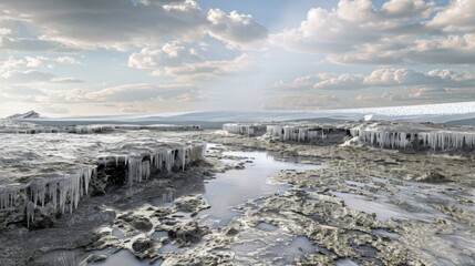Melting Glaciers And Rising Sea Levels