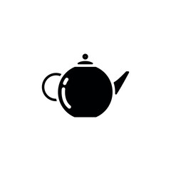 tea pot icon vector design template elegant style 