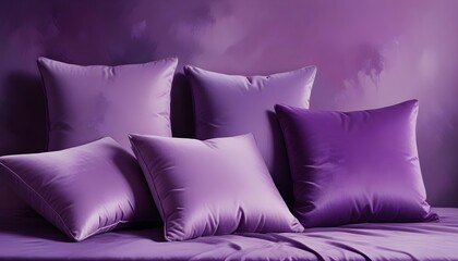 Clear Plain Shiny Warm Soft Vintage Bokeh Cloudy Wave Like Geometric Purple Background or Texture