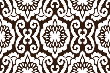 ikat pattern, Ethnic damask seamless pattern, African style, Abstract vector, Chevron embroidery, Paisley embroidery, Navajo aboriginal pattern, Aztec and tribal motifs, Vector hand drawn style.