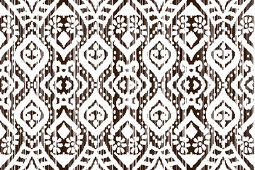 ikat pattern, Ethnic damask seamless pattern, African style, Abstract vector, Chevron embroidery, Paisley embroidery, Navajo aboriginal pattern, Aztec and tribal motifs, Vector hand drawn style.