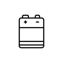 battery icon vector design template elegant style 