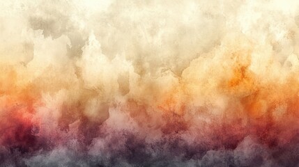 Fototapeta premium Abstract watercolor background with warm and cool tones, blending seamlessly.