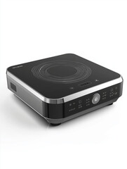 Fototapeta premium Culinary Revolution: Efficient Induction Cooktop for Tiny City Apartments