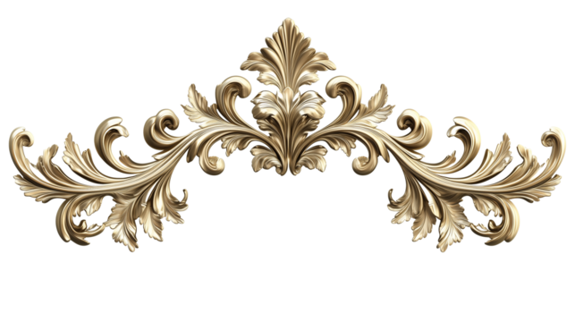 golden floral ornament