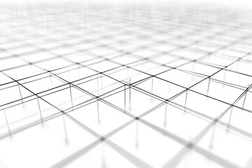 Abstract Grid: A Digital Network Visualization