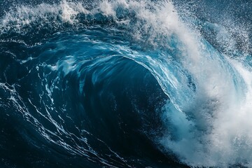 Majestic Ocean Wave: A Symphony of Blue