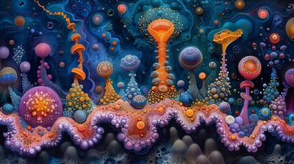 魅惑的なサイケデリックパターン6